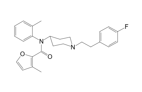 N-(1-[2-(4-Fluorophenyl)ethyl]piperidin-4-yl)-N-(2-methylphenyl)-3-methylfuran-2-carboxamide