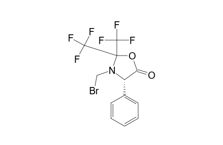 (4R)-2,2-BIS-(TRIFLUOROMETHYL)-3-BROMOMETHYL-4-PHENYL-1,3-OXAZOLIDIN-5-ONE