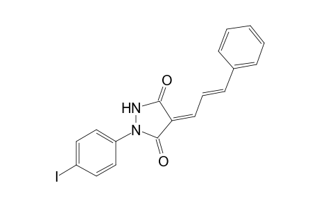 (4E)-1-(4-Iodophenyl)-4-[(2E)-3-phenyl-2-propenylidene]-3,5-pyrazolidinedione