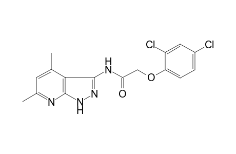2-(2,4-Dichlorophenoxy)-N-(4,6-dimethyl-1H-pyrazolo[3,4-b]pyridin-3-yl)acetamide