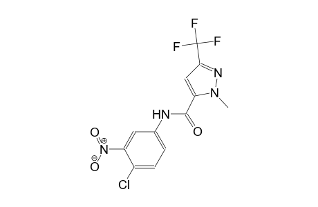 N-(4-chloro-3-nitrophenyl)-1-methyl-3-(trifluoromethyl)-1H-pyrazole-5-carboxamide