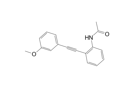 N-[2-[2-(3-methoxyphenyl)ethynyl]phenyl]ethanamide