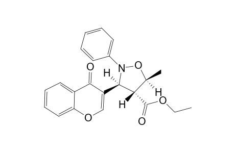 (3S,4R,5S)-3-(4-ketochromen-3-yl)-5-methyl-2-phenyl-isoxazolidine-4-carboxylic acid ethyl ester