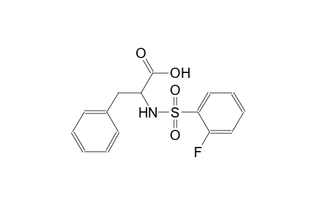 N-[(2-fluorophenyl)sulfonyl]phenylalanine