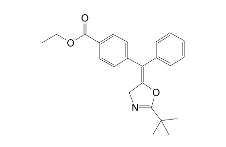 (E)-ethyl 4-((2-tert-butyloxazol-5(4H)-ylidene)(phenyl)methyl)benzoate