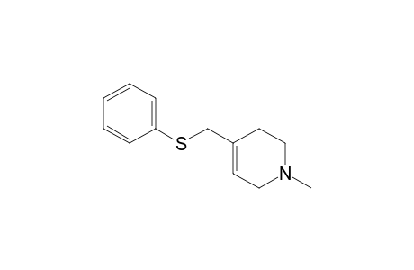 1-Methyl-4-[(phenylthio)methyl]-1,2,5,6-tetrahydropyridine