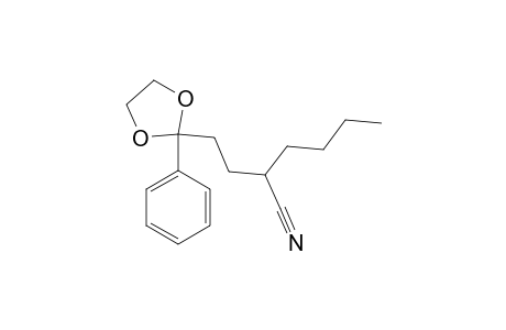 1,3-Dioxolane-2-butanenitrile, .alpha.-butyl-2-phenyl-