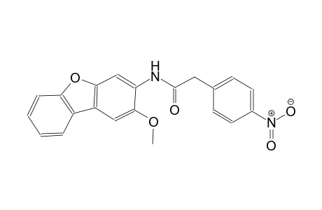 benzeneacetamide, N-(2-methoxydibenzo[b,d]furan-3-yl)-4-nitro-