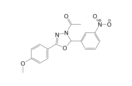 1-[5-(4-methoxyphenyl)-2-(3-nitrophenyl)-2H-1,3,4-oxadiazol-3-yl]ethanone (autogenerated)