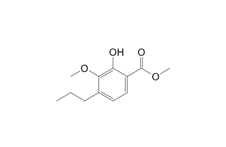 2-Hydroxy-3-methoxy-4-propylbenzoic Acid Methyl Ester