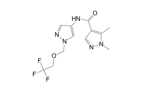 1,5-dimethyl-N-{1-[(2,2,2-trifluoroethoxy)methyl]-1H-pyrazol-4-yl}-1H-pyrazole-4-carboxamide