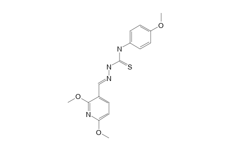2,6-DIMETHOXYPYRIDINE-3-CARBOXALDEHYDE-4-(PARA-METHOXY-PHENYL)-THIOSEMICARBAZONE