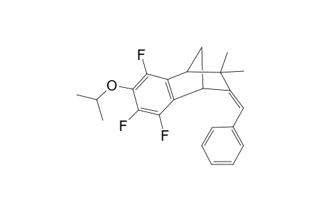 2-BENZYLIDENE-5,7,8-TRIFLUORO-1,2,3,4-TETRAHYDRO-6-ISOPROPOXY-3,3-DIMETHYL-1,4-METHANONAPHTHALENE