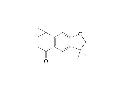 1-(6-tert-Butyl-2,3,3-trlmethyl-2H-benzofuran-5-yl)ethanone