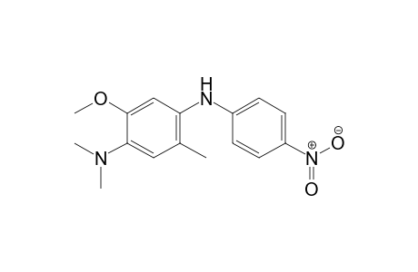 2-Methoxy-N1,N1,5-trimethyl-N4-(4-nitrophenyl)benzene-1,4-diamine