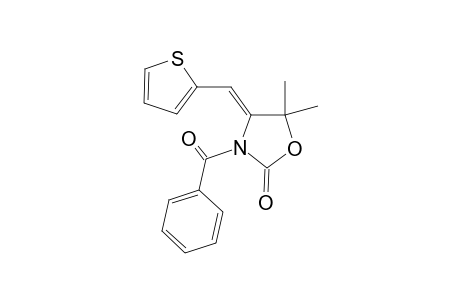 (Z)-3-Benzoyl-5,5-dimethyl-4-(thiophene-2-ylmethylene)-oxazolidin-2-one