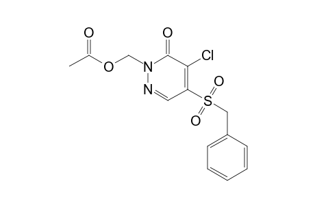 3(2H)-Pyridazinone, 2-[(acetyloxy)methyl]-4-chloro-5-[(phenylmethyl)sulfonyl]-