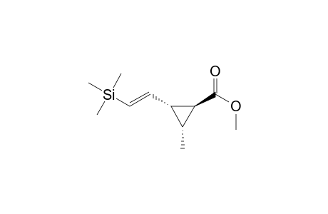 trans-2-Methyl-trans-3-[2-(trimethylsilyl)vinyl]-1-(methoxycarbonyl)cyclopropane