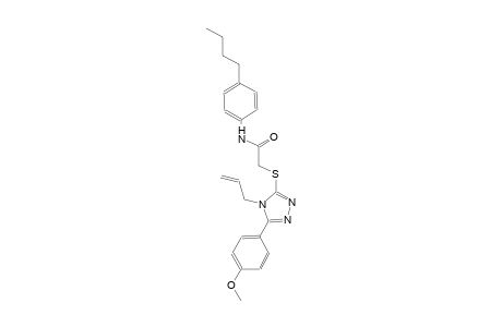2-{[4-allyl-5-(4-methoxyphenyl)-4H-1,2,4-triazol-3-yl]sulfanyl}-N-(4-butylphenyl)acetamide