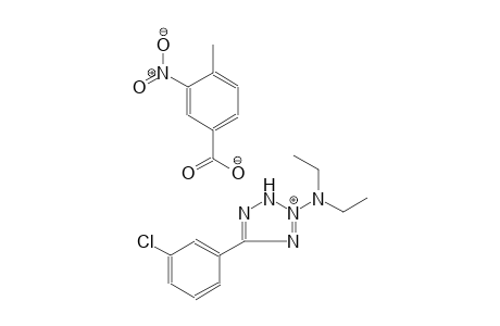 5-(3-chlorophenyl)-2-(diethylamino)-3H-tetraazol-2-ium 4-methyl-3-nitrobenzoate