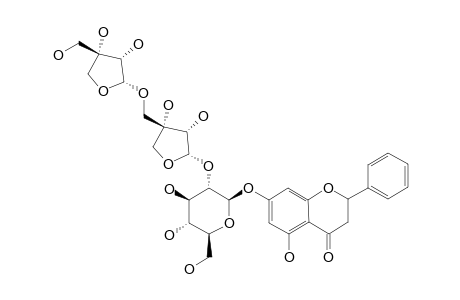 PINOCEMBRIN-7-O-APIOSYL-(1->5)-APIOSYL-(1->2)-BETA-D-GLUCOPYRANOSIDE