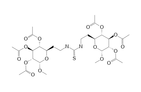 N,N'-BIS-(METHYL-2,3,4-TRI-O-ACETYL-6,7-DIDEOXY-ALPHA-D-GLUCO-HEPTOPYRANOSYD-7-YL)-THIOUREA