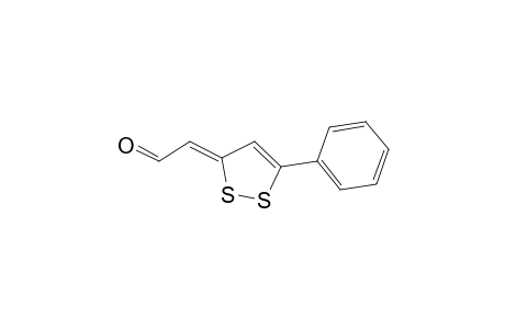 Acetaldehyde, (5-phenyl-3H-1,2-dithiol-3-ylidene)-