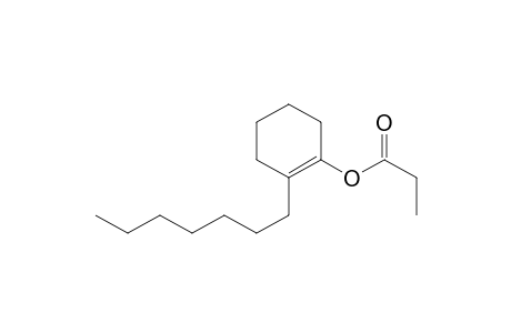 1-Cyclohexen-1-ol, 2-heptyl-, propanoate