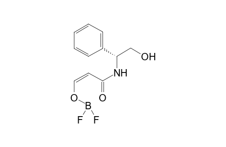 1-{N-[(2-Hydroxy-1-pheny)ethylamido]ethenyl}difluoroboroenolate