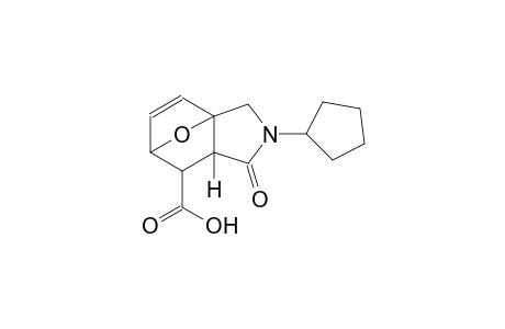 (1S,5R,7R)-3-cyclopentyl-4-oxo-10-oxa-3-azatricyclo[5.2.1.0~1,5~]dec-8-ene-6-carboxylic acid