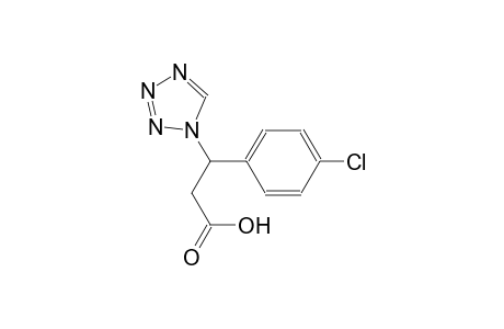 1H-tetrazole-1-propanoic acid, beta-(4-chlorophenyl)-