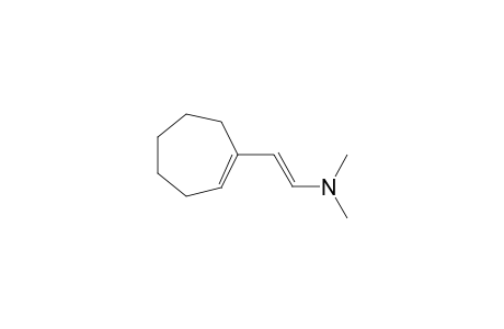 Ethenamine, 2-(1-cyclohepten-1-yl)-N,N-dimethyl-, (E)-