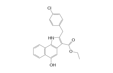 Ethyl 2-(4-Chlorobenzyl)-5-hydroxy-1H-benzo[g]indole-3-carboxylate
