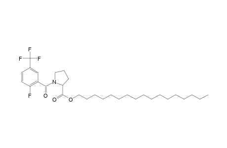 L-Proline, N-(2-fluoro-5-trifluoromethylbenzoyl)-, heptadecyl ester