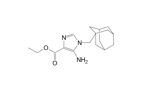 1H-imidazole-4-carboxylic acid, 5-amino-1-(tricyclo[3.3.1.1~3,7~]dec-1-ylmethyl)-, ethyl ester