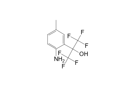 2-(2-Amino-5-methylphenyl)-1,1,1,3,3,3-hexafluoro-2-propanol