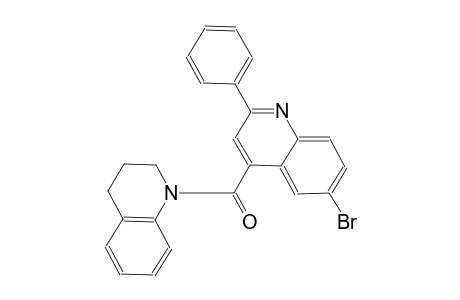 1-[(6-bromo-2-phenyl-4-quinolinyl)carbonyl]-1,2,3,4-tetrahydroquinoline