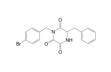 6-Benzyl-4-(4-bromobenzyl)piperazine-2,3,5-trione