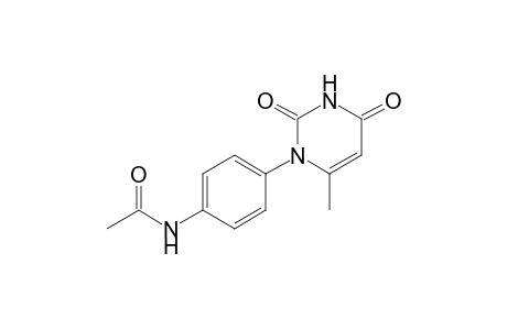 N-[4-(2,4-diketo-6-methyl-pyrimidin-1-yl)phenyl]acetamide