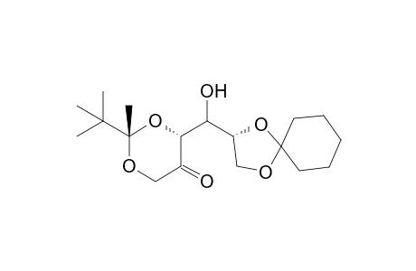 (+)-(2S,4R)-2-(tert-Butyl)-4-[(2R)-1,4-dioxaspiro[4.5]dec-2-yl(hydroxy)methyl]-2-methyl-1,3-dioxan-5-one