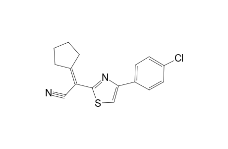 [4-(4-chloro-phenyl)-thiazol-2-yl]-cyclopentylidene-acetonitrile
