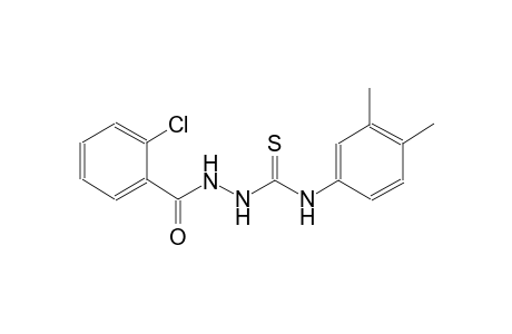 2-(2-chlorobenzoyl)-N-(3,4-dimethylphenyl)hydrazinecarbothioamide