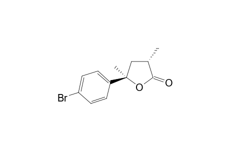 (3S,5R)-5-(4-bromophenyl)-3,5-dimethyl-2-oxolanone