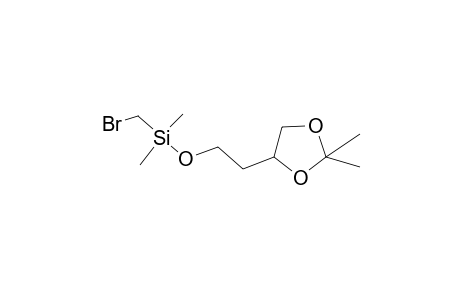 4-(2-Hydroxyethyl)-2,2-dimethyl-1,3-dioxolane, bromomethyldimethylsilyl ether