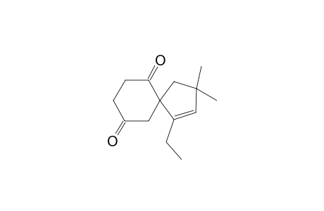 7-Ethyl-9,9-dimethylspiro[4.5]dec-7-ene-1,4-dione exocylic isomer
