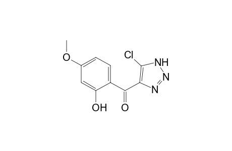 (5-chloranyl-2H-1,2,3-triazol-4-yl)-(4-methoxy-2-oxidanyl-phenyl)methanone