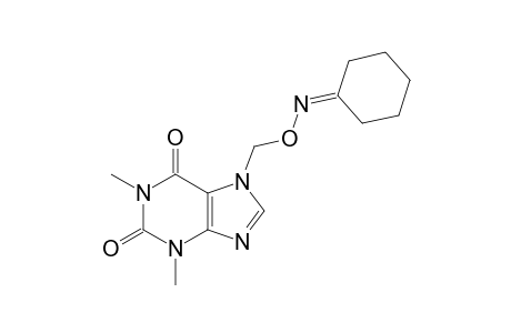 7-Cyclohexylideneaminooxymethyl-1,3-dimethyl-3,7-dihydropurine-2,6-dione