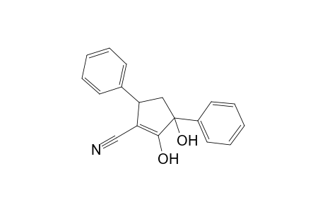 2-Hydroxy-3-cyano-1,4-diphenyl-2-cyclopentene-1-ol