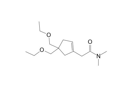 [4,4-Bis(ethoxymethyl)cyclopent-1-enyl]-N,N-dimethylacetamide