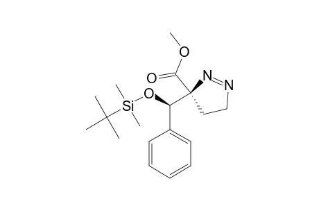 SYN-3-CARBOMETHOXY-3-[1'-[(TERT.-BUTYLDIMETHYLSILYL)-OXY]-1'-PHENYLMETHYL]-1-PYRAZOLINE;MAJOR_STEREOMER